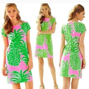 LILLY PULITZER Loren Dress in Pineapple Print